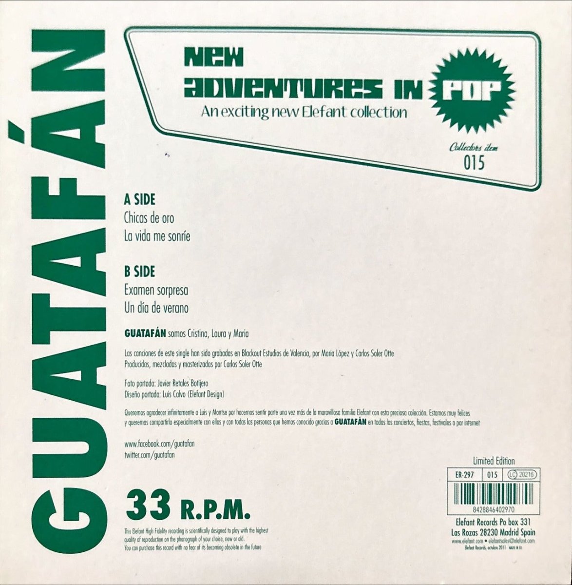 Guatafán – Chicas De Oro - preppy records