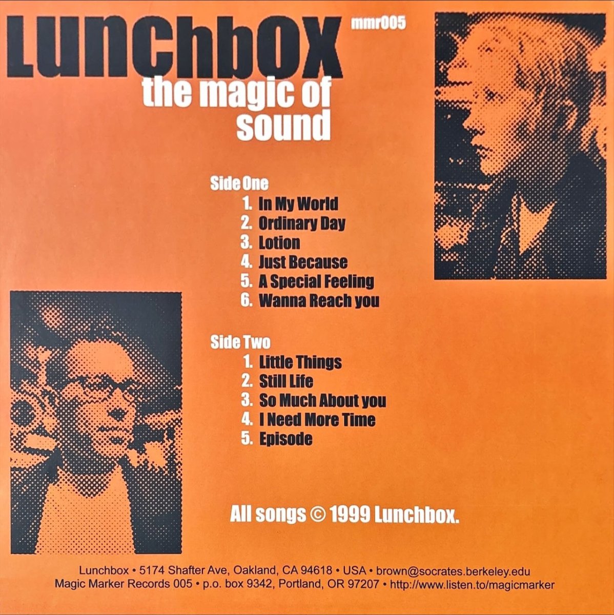 Lunchbox – The Magic Of Sound - preppy records
