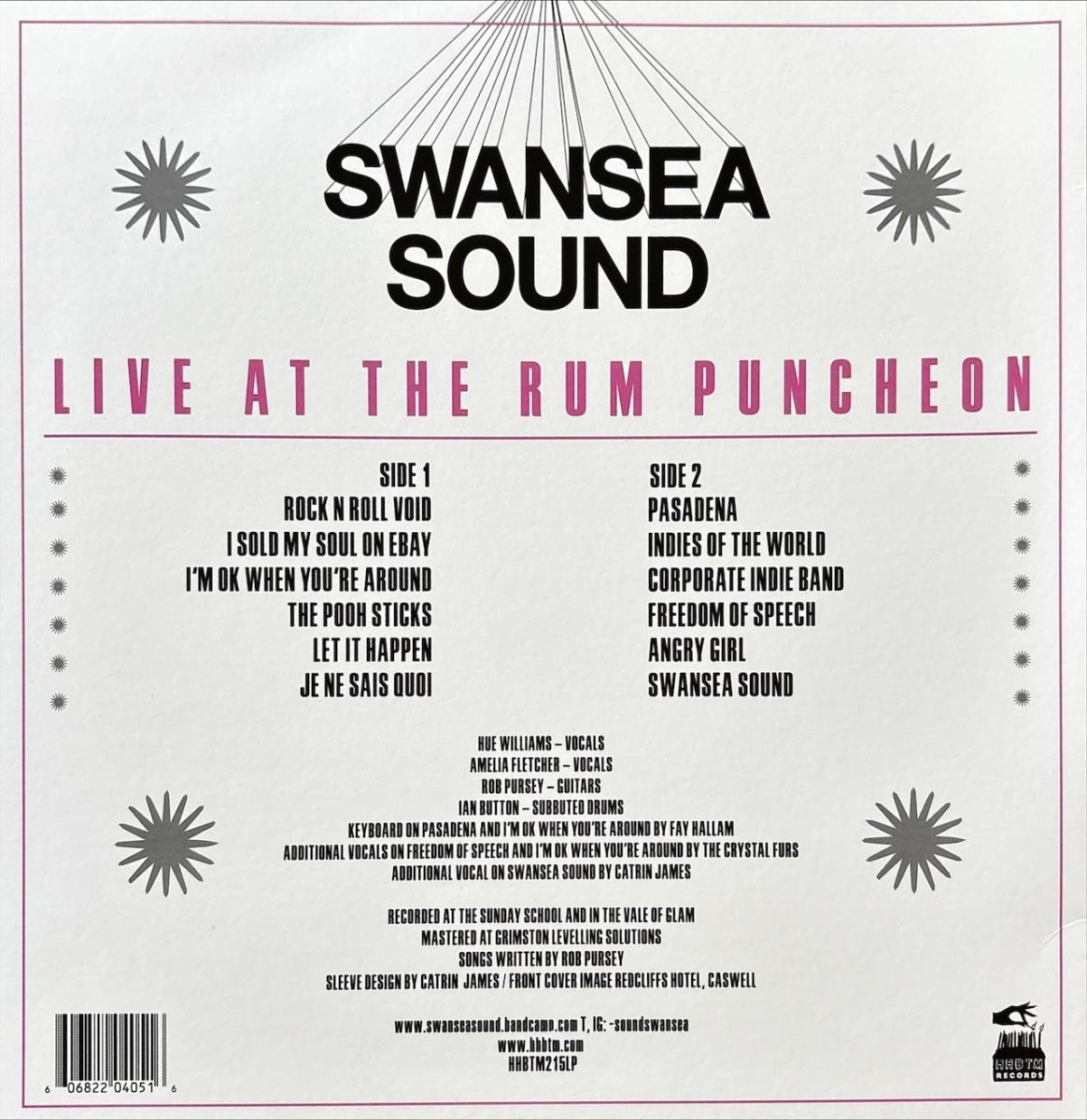Swansea Sound - Live At The Rum Puncheon - preppy records