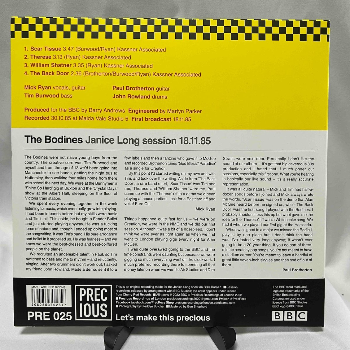 The Bodines - Janice Long Session 18.11.85 - preppy records