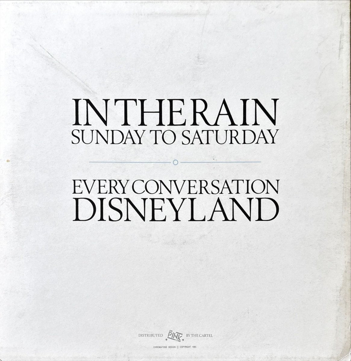 The June Brides - In The Rain - Every Conversation - preppy records