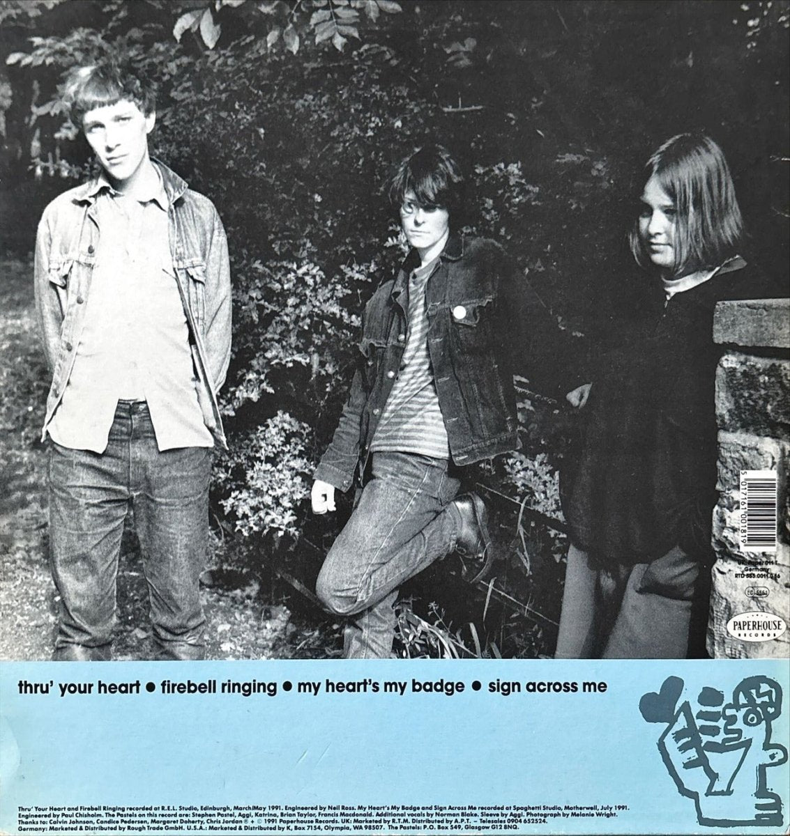 The Pastels – Thru' Your Heart - preppy records
