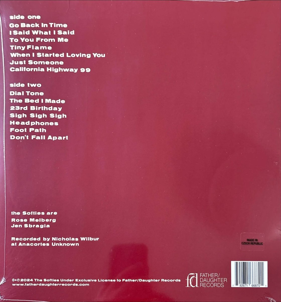 The Softies - The Bed I Made - preppy records