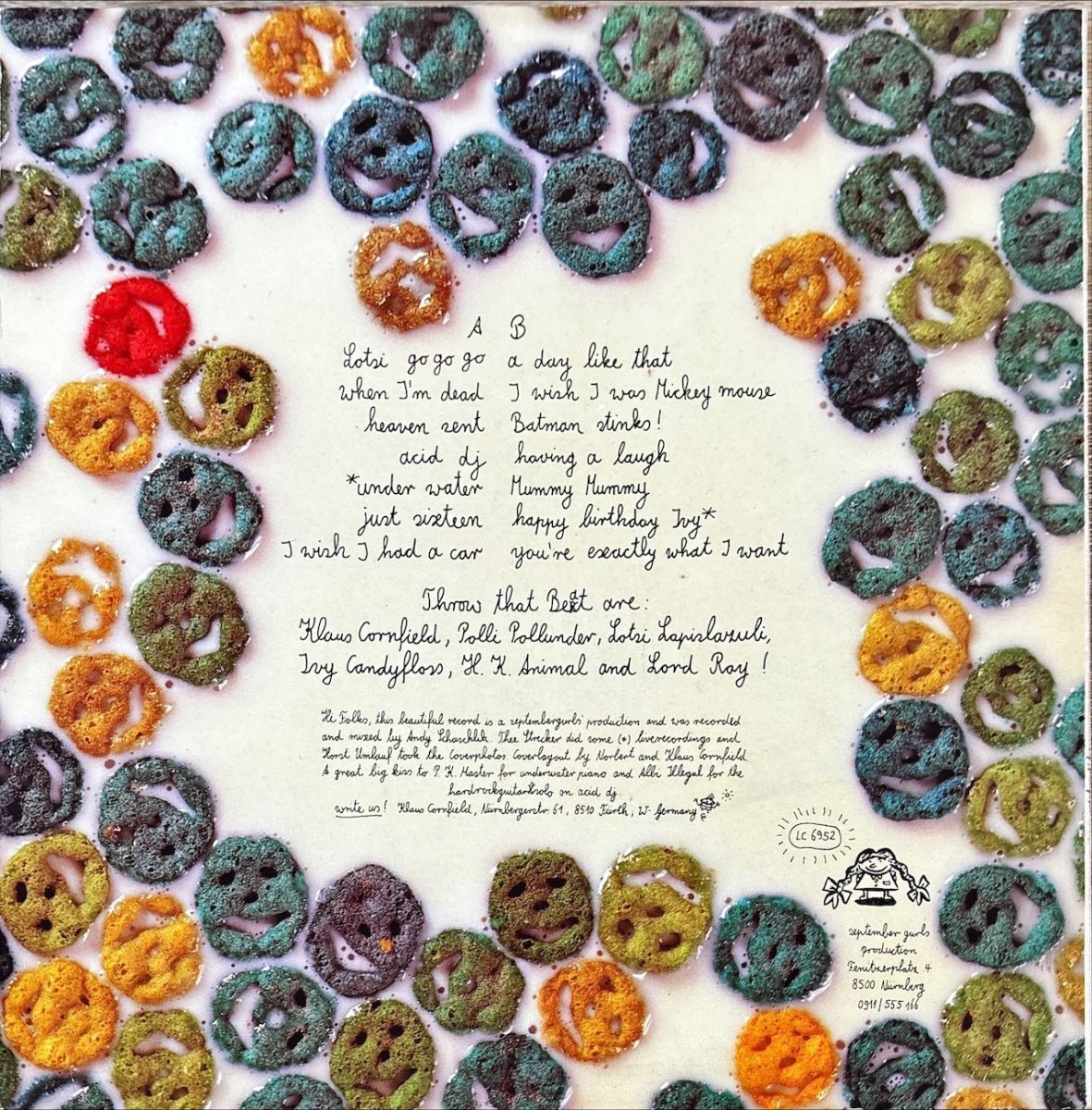 Throw That Beat In The Garbagecan - Large Marge Sent Us! - preppy records