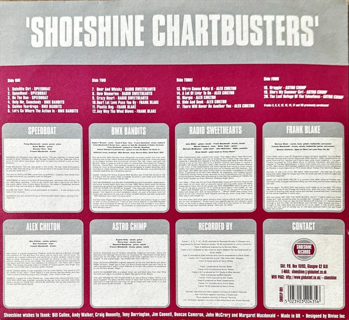 Various - Shoeshine Chartbusters - preppy records