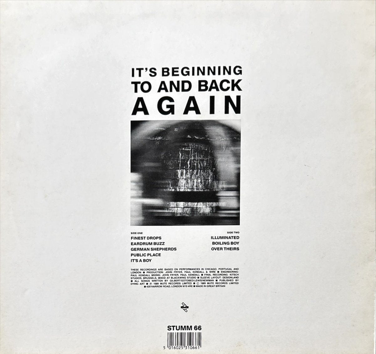 Wire – It's Beginning To And Back Again - preppy records