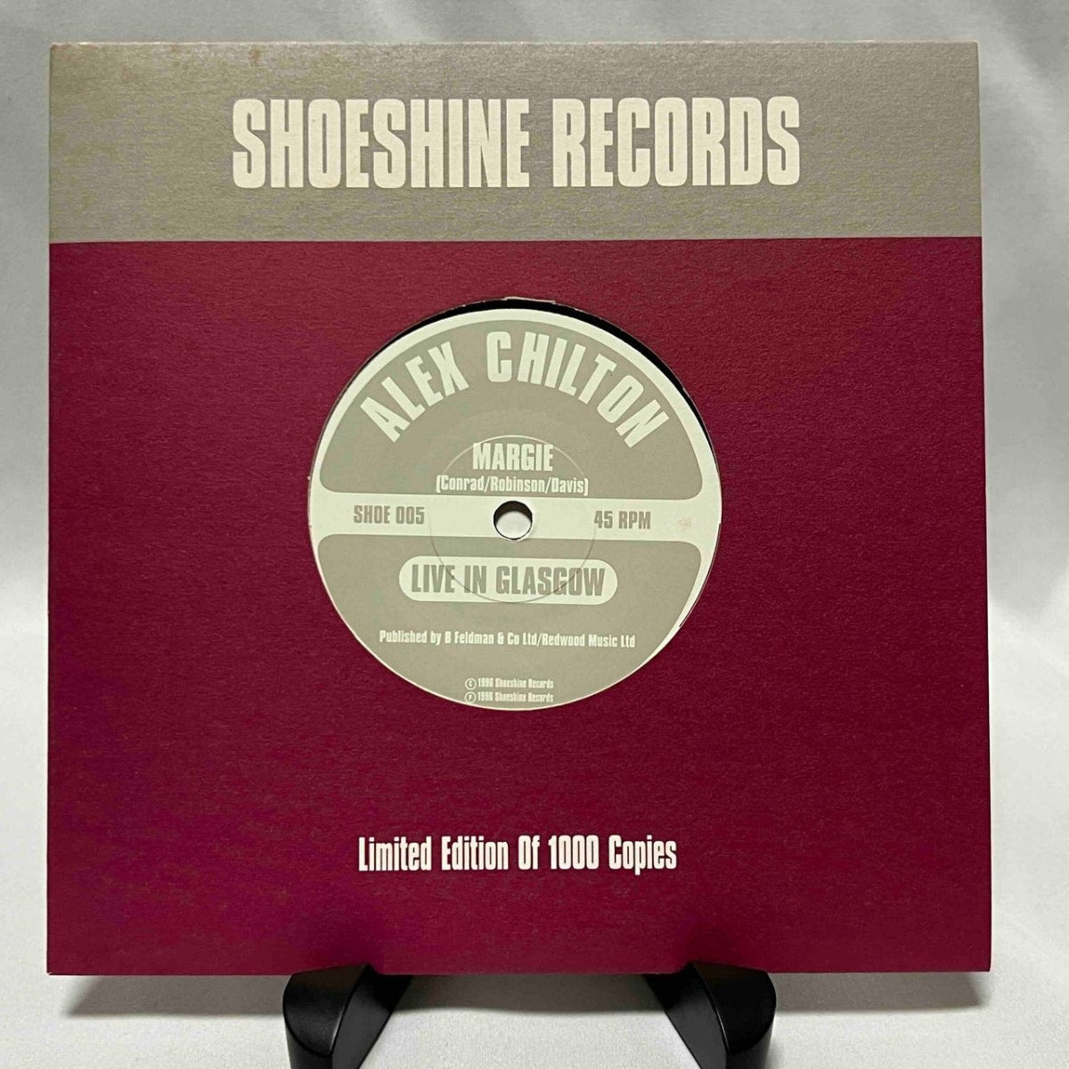 Alex Chilton - Live In Glasgow - preppy records