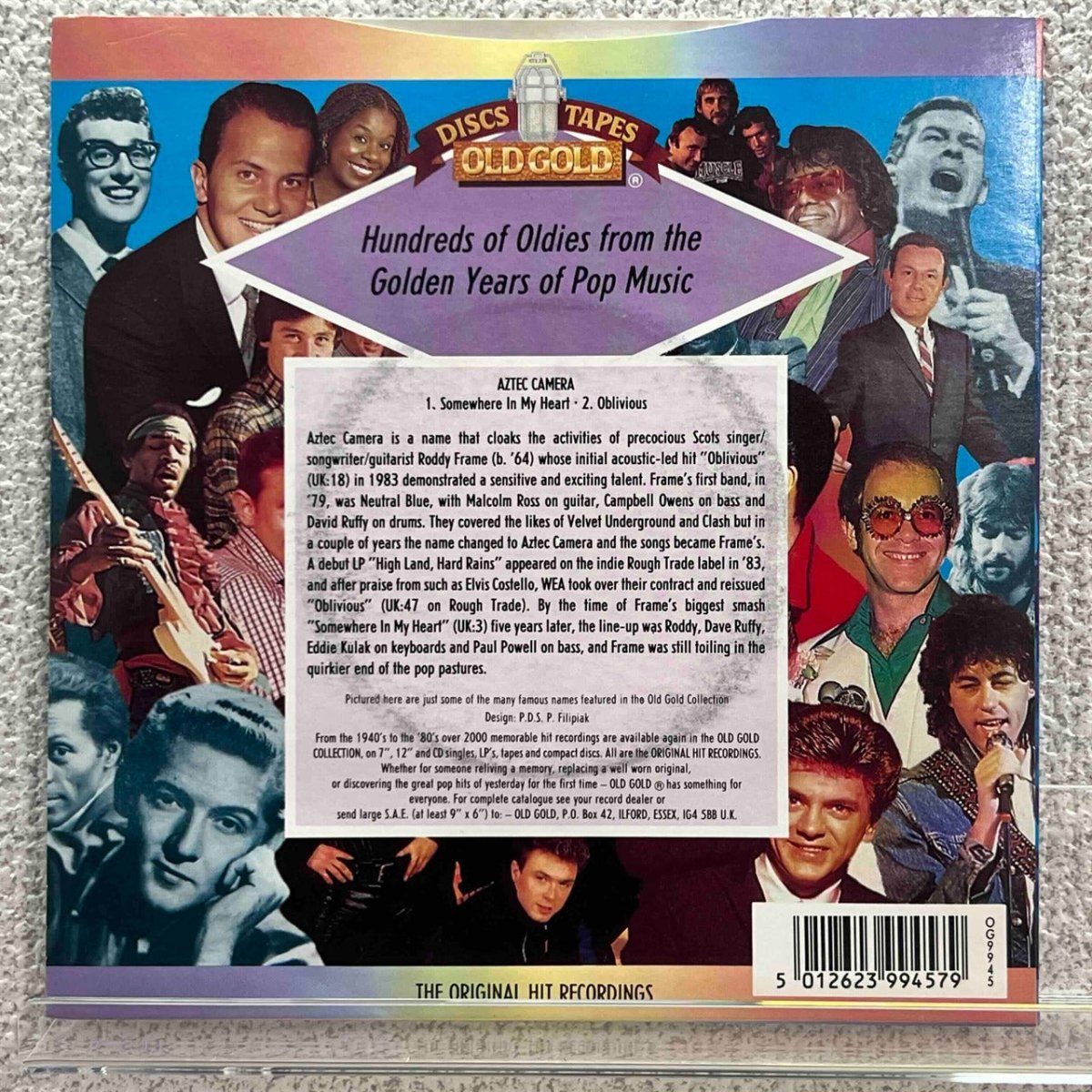 Aztec Camera - Somewhere In My Heart / Oblivious - preppy records