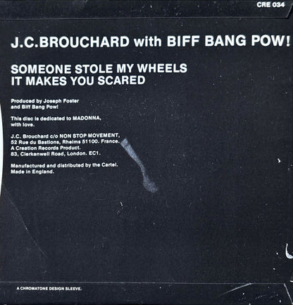 Biff Bang Pow! - Someone Stole My Wheels - preppy records