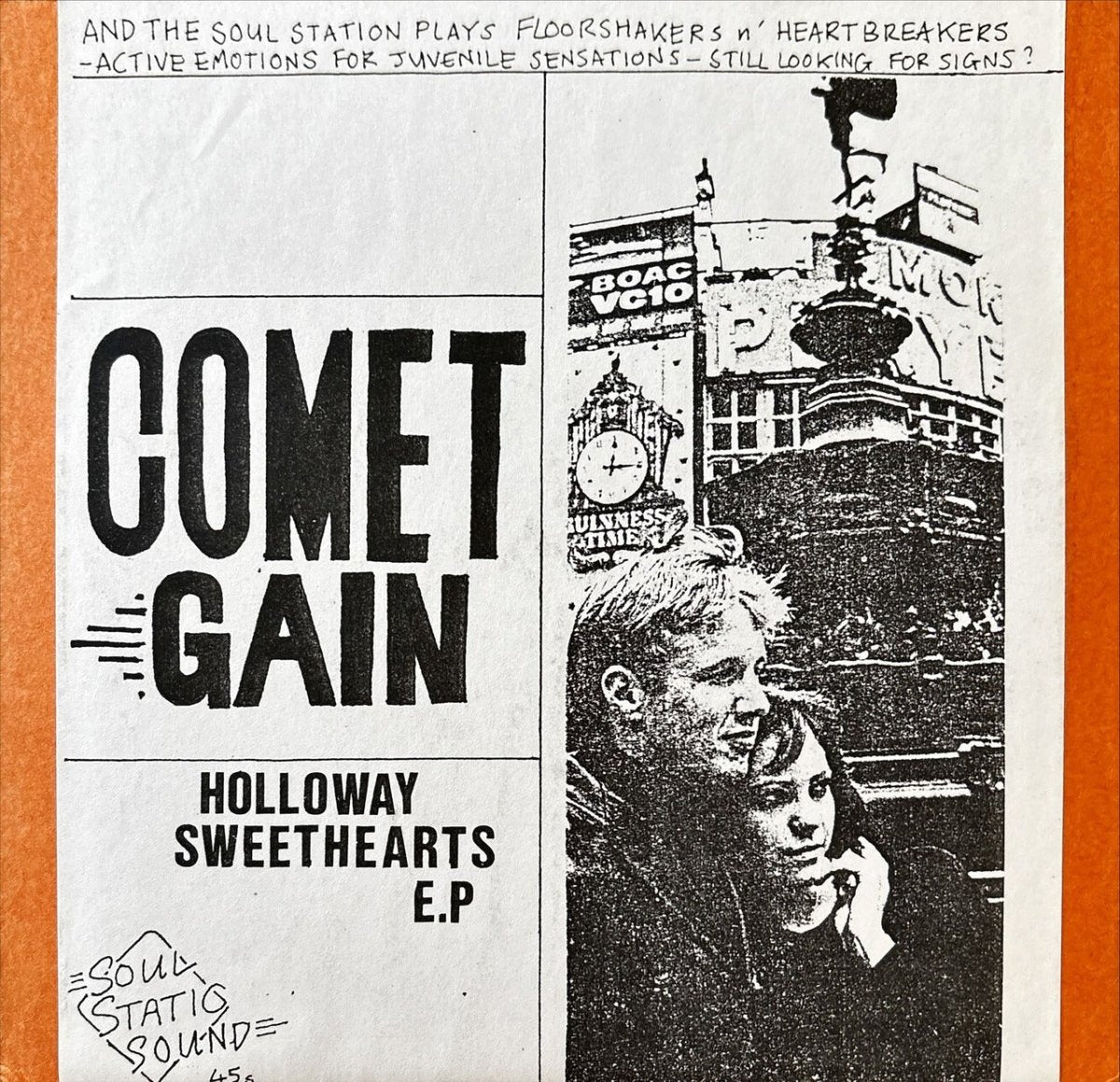 Comet Gain – Holloway Sweethearts EP - preppy records