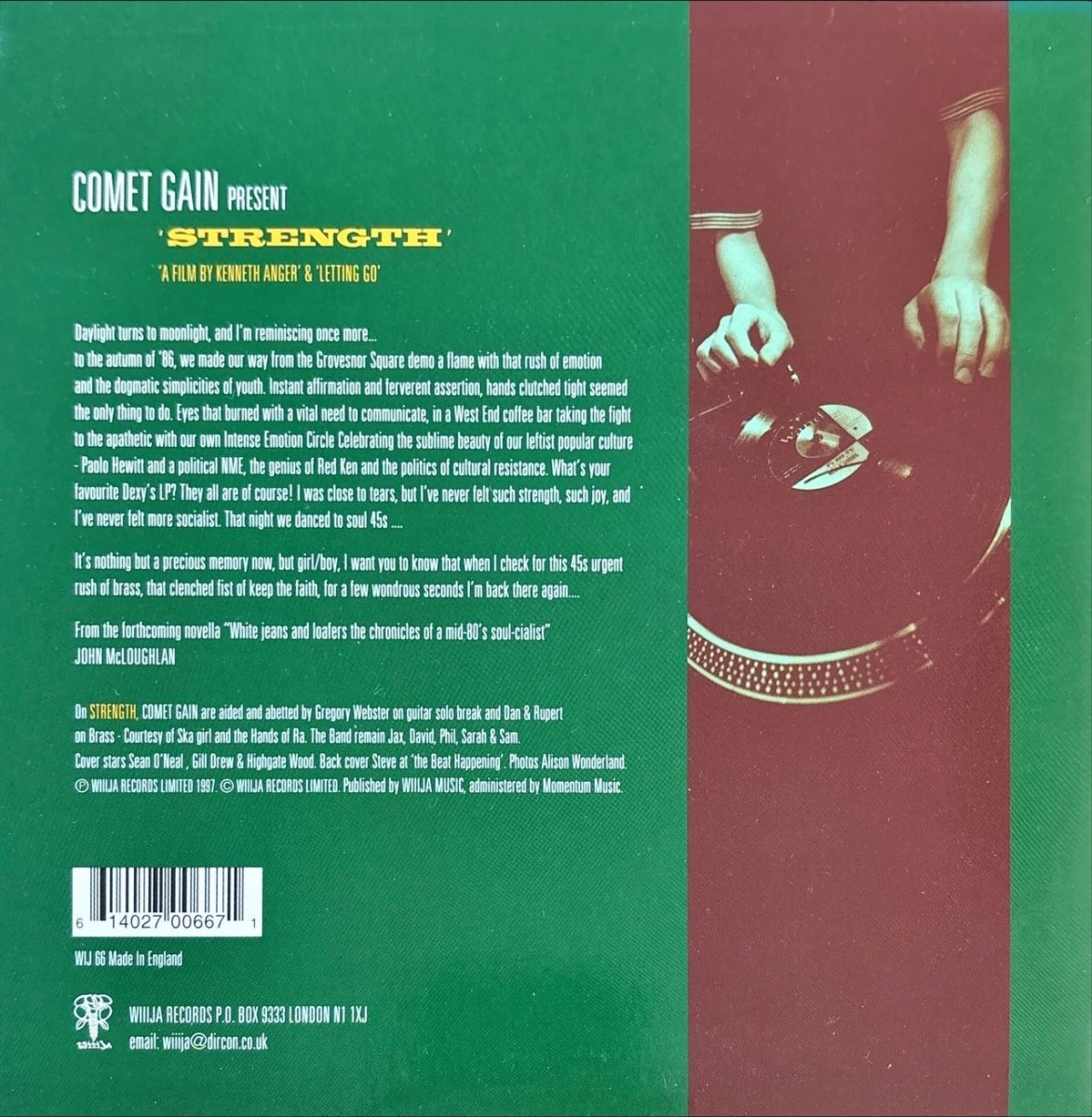 Comet Gain – Strength - preppy records