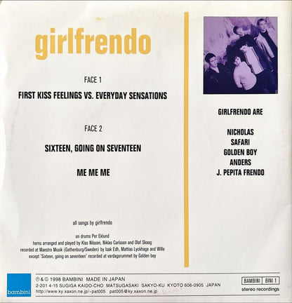 Girlfrendo – First Kiss Feelings Vs. Everyday Sensations - preppy records