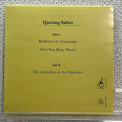 Lost Tapes - Quoting Salter - preppy records