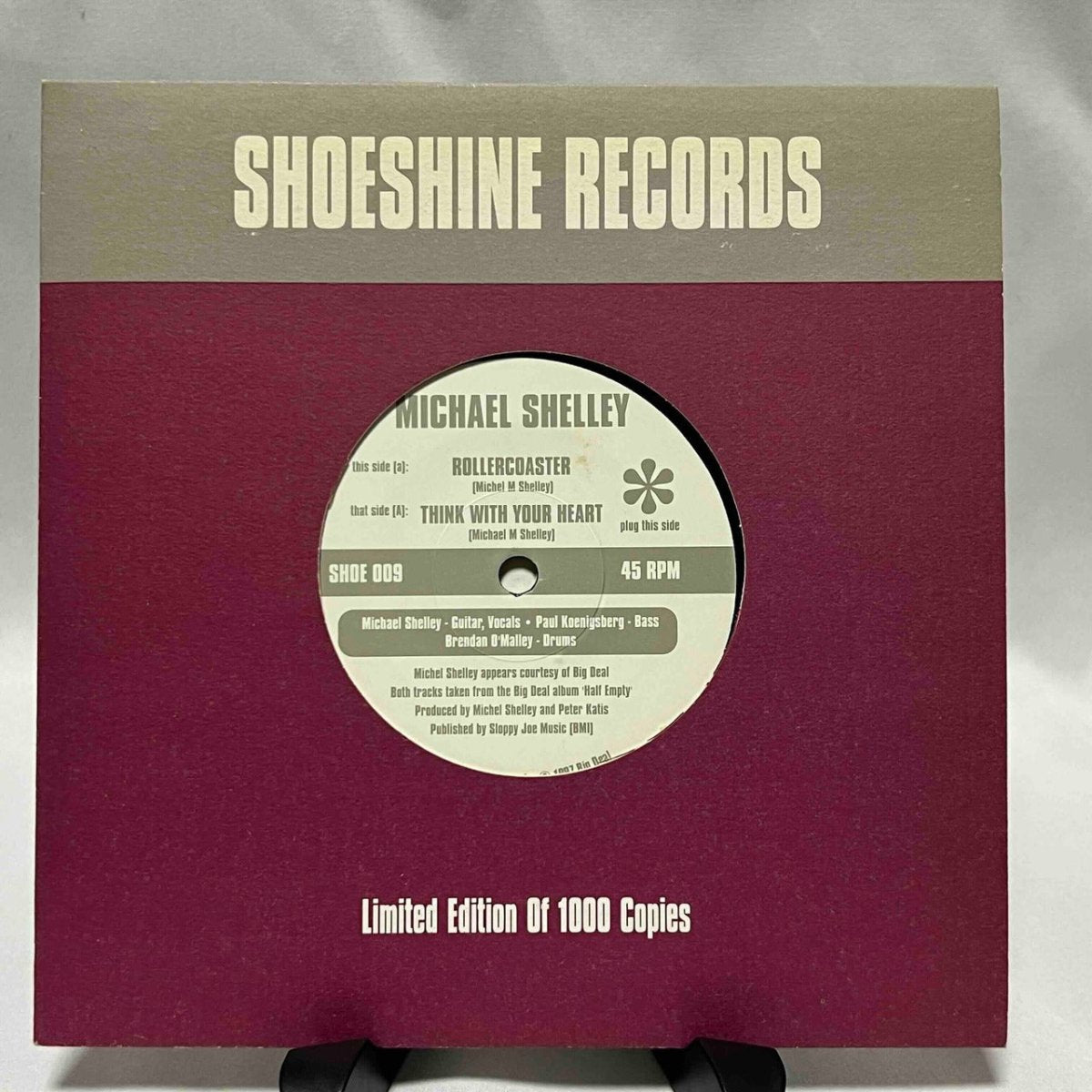 Michael Shelley - Think With Your Heart - preppy records