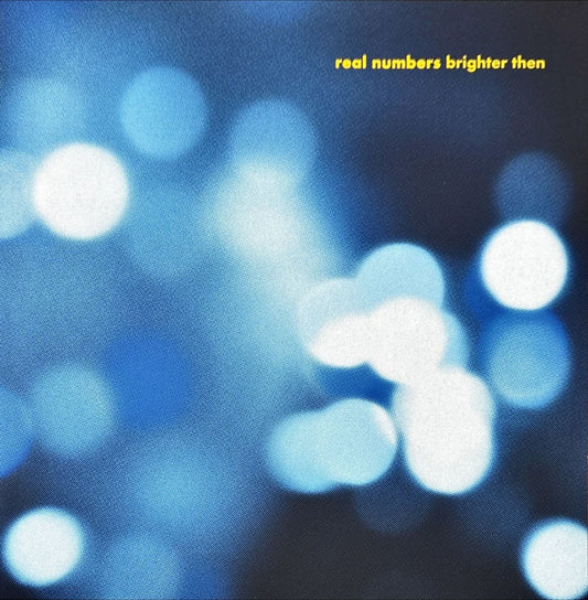 Real Numbers - Brighter Then - preppy records