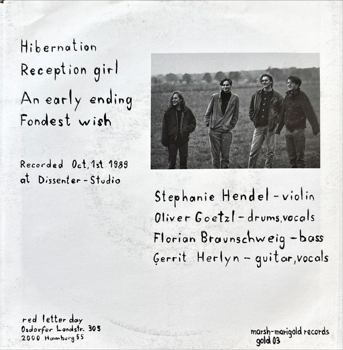 Red Letter Day – Red Letter Day - preppy records