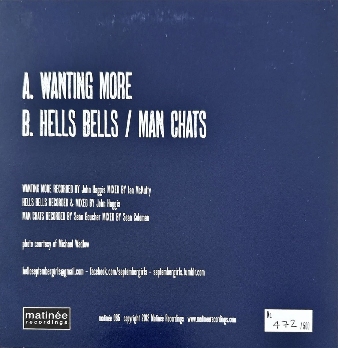 September Girls – Wanting More - preppy records