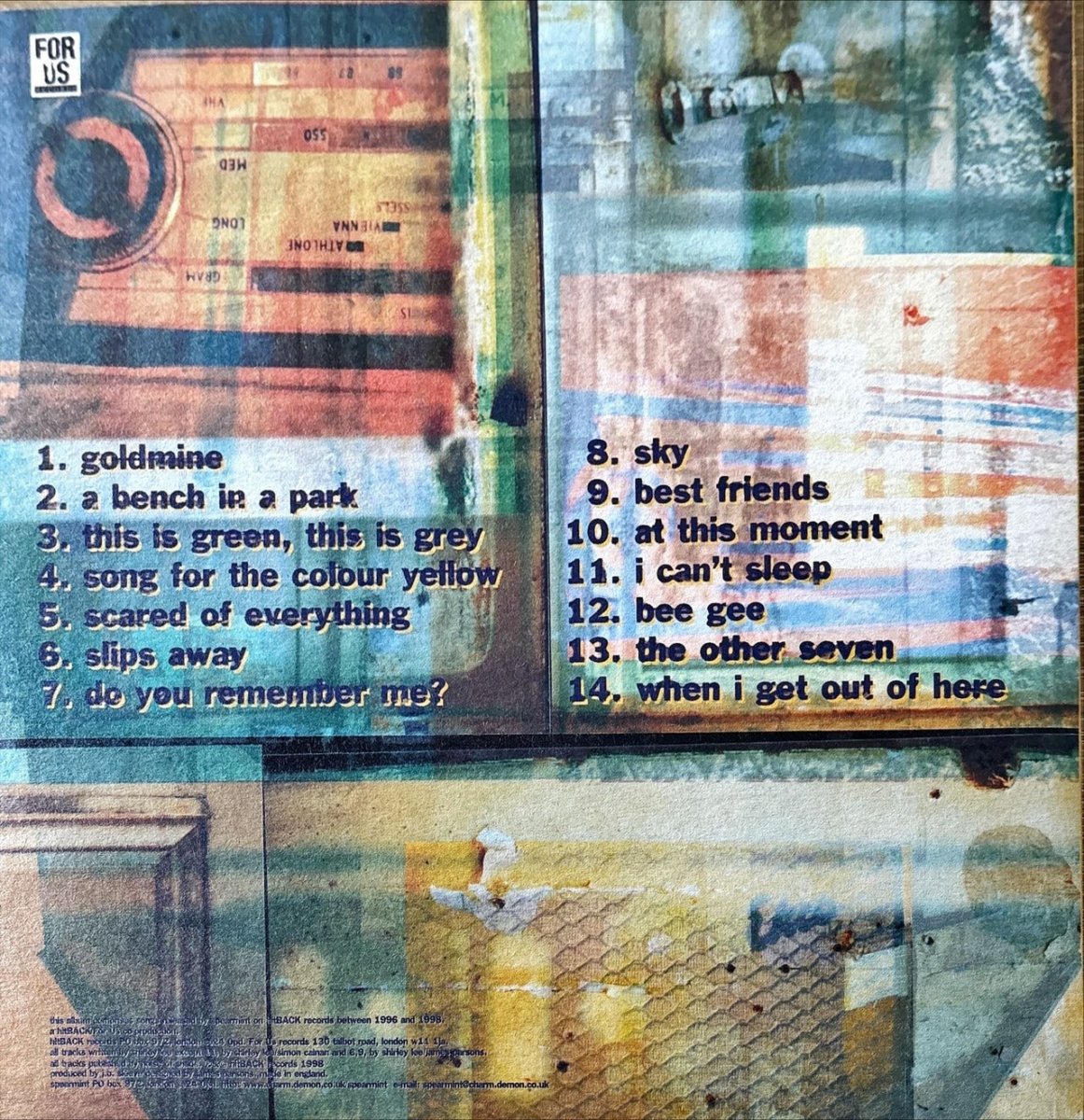 Spearmint - Songs For The Colour Yellow - preppy records