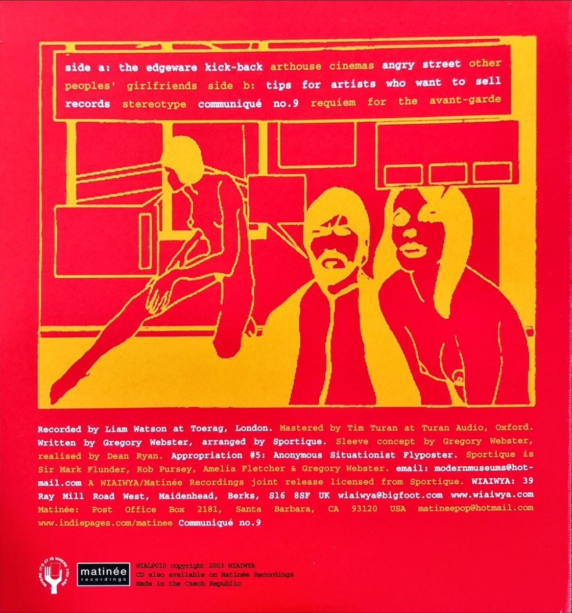 Sportique - Communiqué No. 9 - preppy records