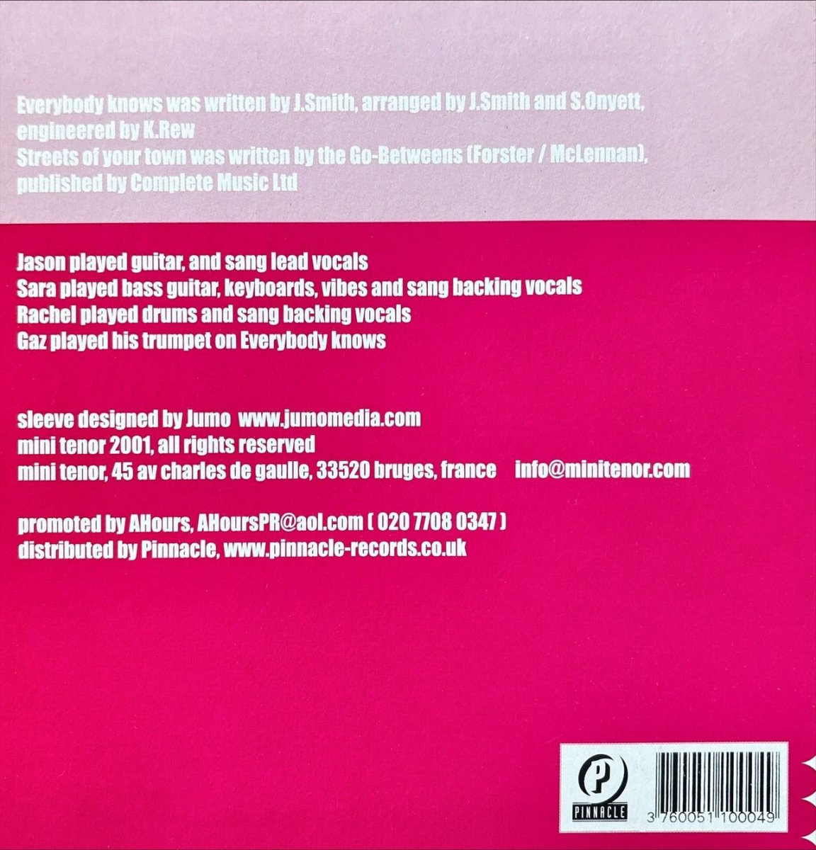 The Cherry Orchard – Everybody Knows - preppy records