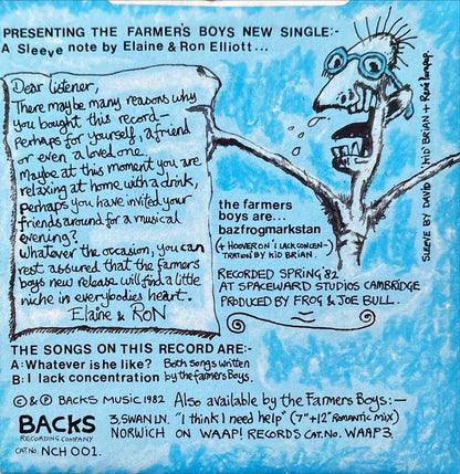 The Farmer's Boys – Whatever Is He Like? - preppy records