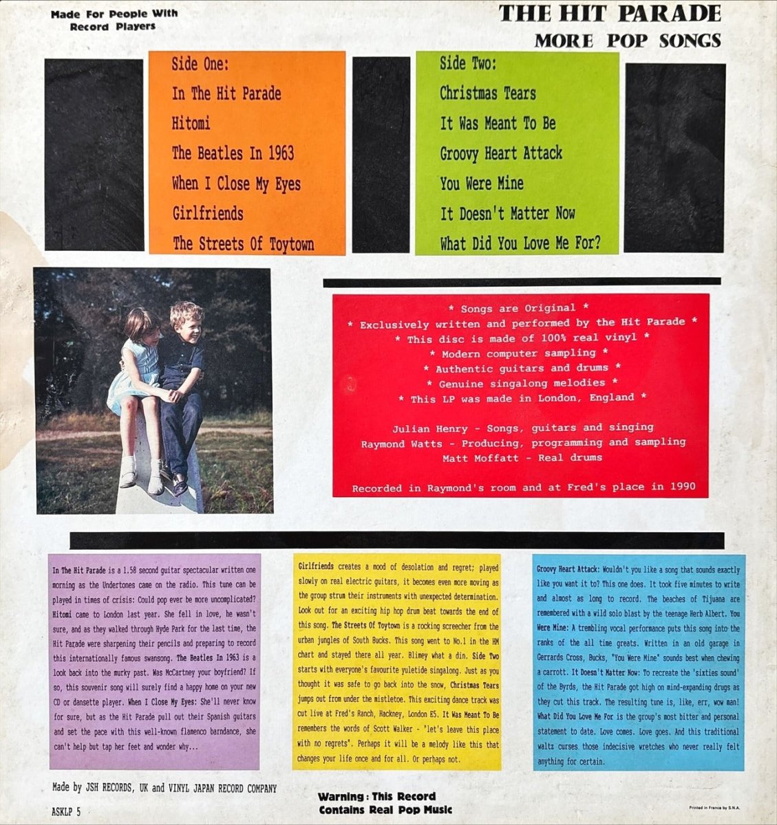 The Hit Parade – More Pop Songs - preppy records