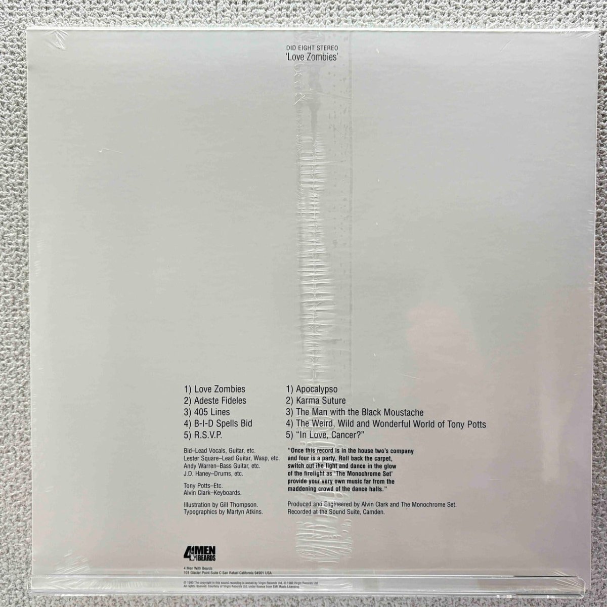 The Monochrome Set – Love Zombies - preppy records