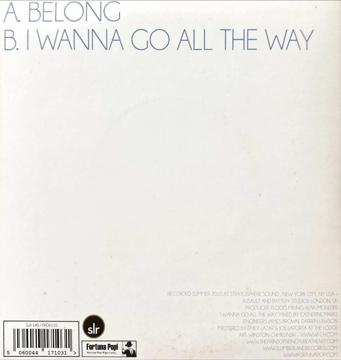 The Pains Of Being Pure At Heart – Belong - preppy records