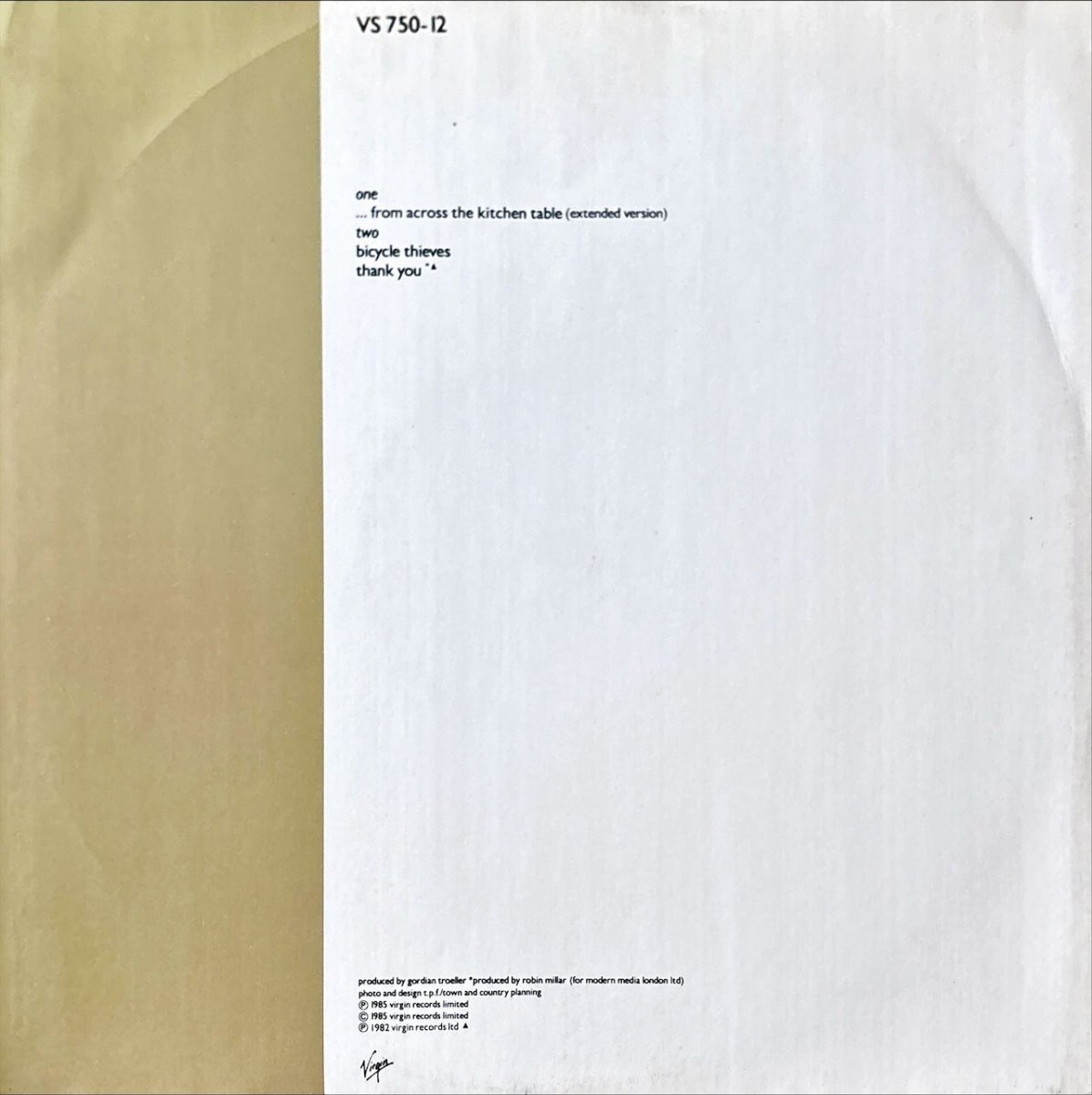 The Pale Fountains – ... From Across The Kitchen Table - preppy records