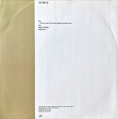 The Pale Fountains – ... From Across The Kitchen Table - preppy records