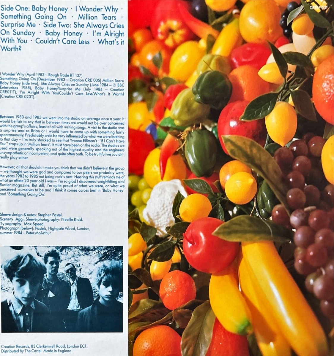 The Pastels - Suck On (Retrogressive 1983 - 1985) - preppy records