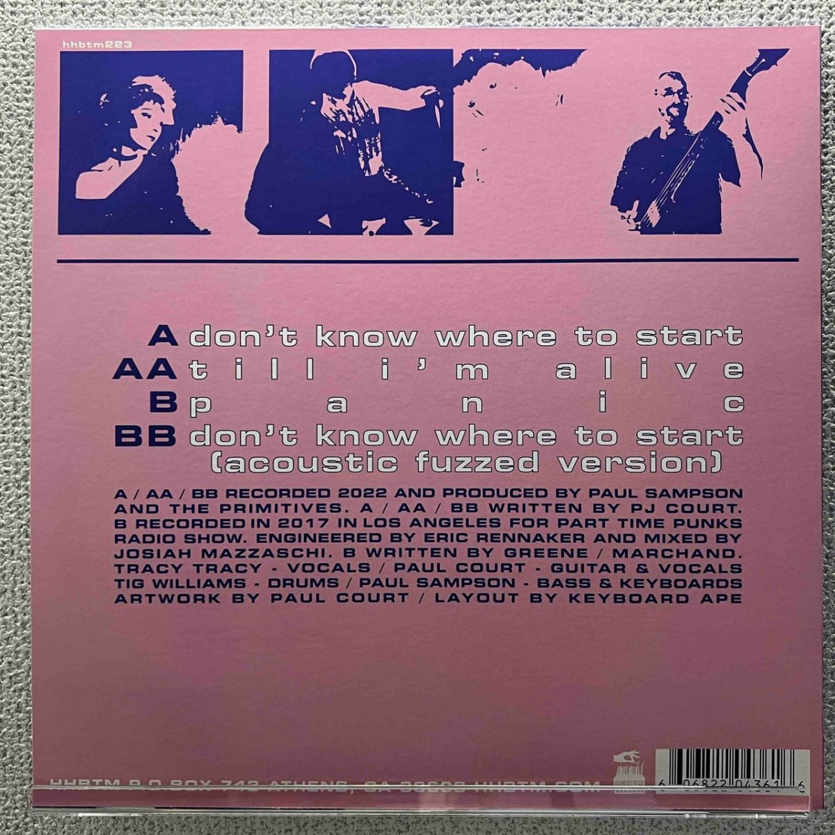 The Primitives - Don't Know Where To Start - preppy records