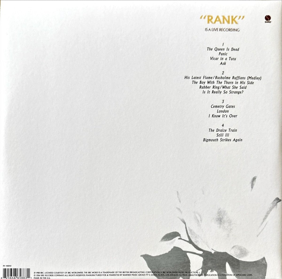 The Smiths - Rank - preppy records