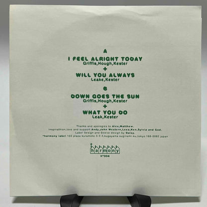 The Vicarage Garden - I Feel Alright Today E.P. - preppy records