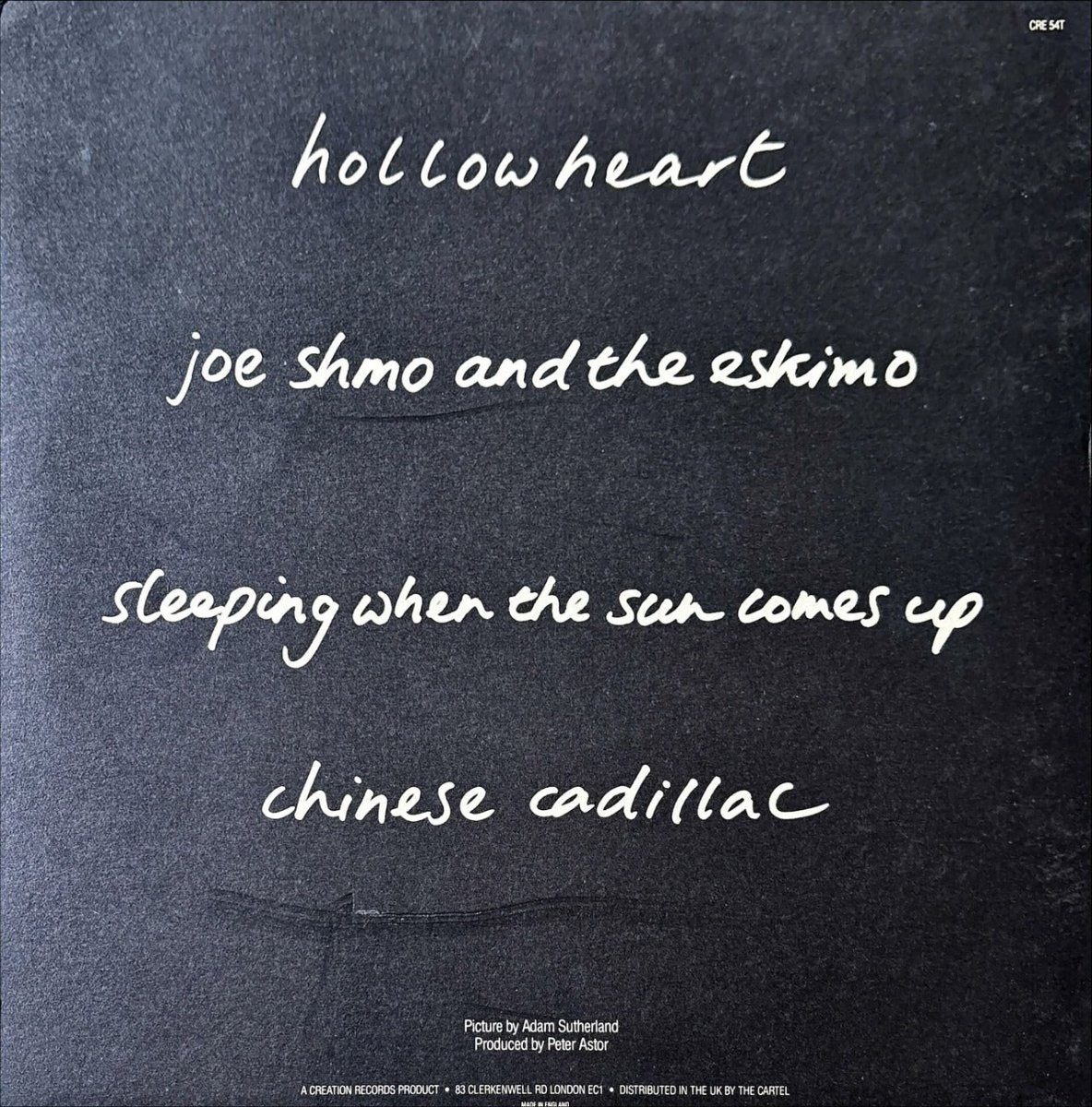 Weather Prophets - Hollow Heart - preppy records