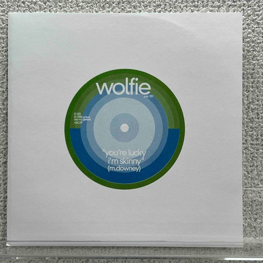 Wolfie - You're Lucky I'm Skinny - preppy records