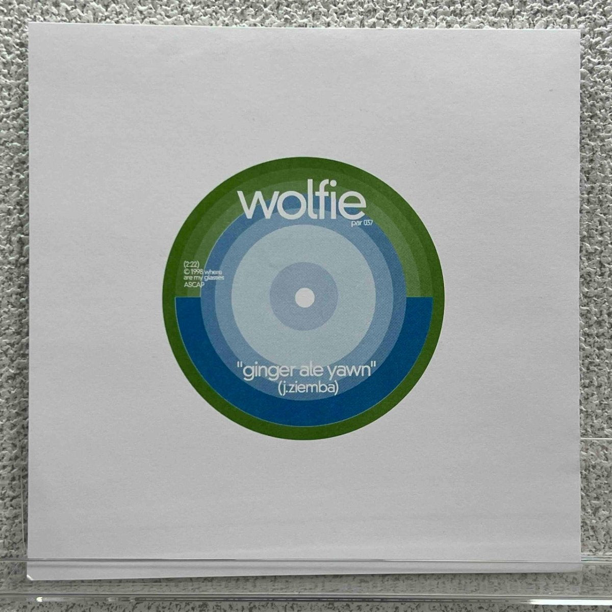 Wolfie - You're Lucky I'm Skinny - preppy records