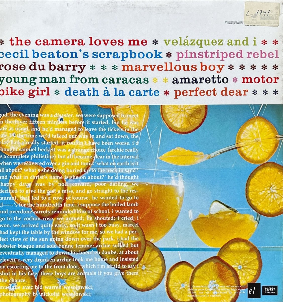 Would - Be - Goods - The Camera Loves Me - preppy records